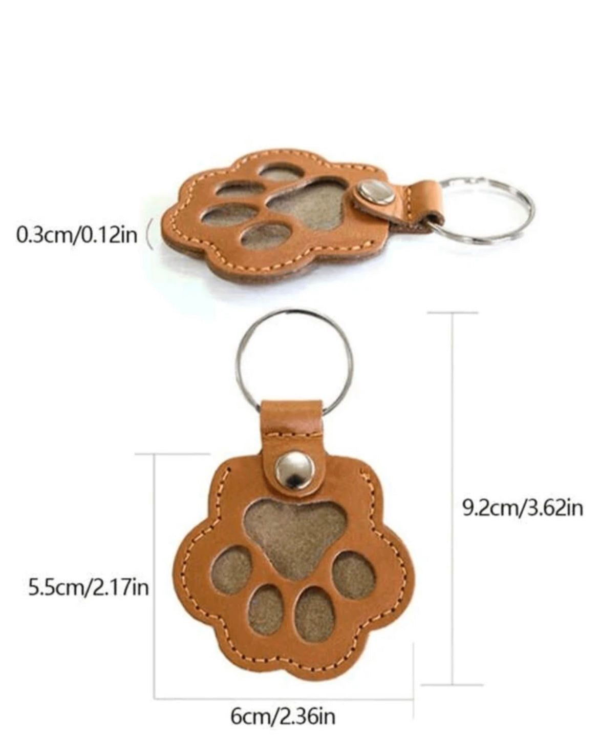 Pet Fur Keychain
